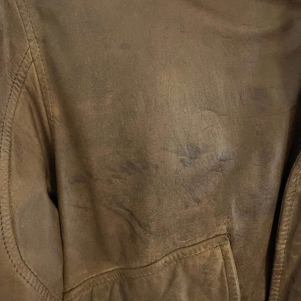 Vintage 90s‎ Aviator Bomber Jacket — Men’s Sz 42 (23.5×26)